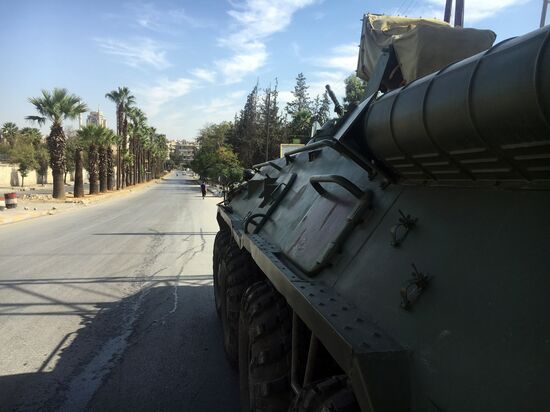 Humanitarian corridor in north Aleppo