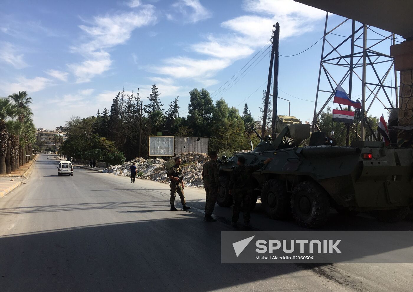 Humanitarian corridor in north Aleppo