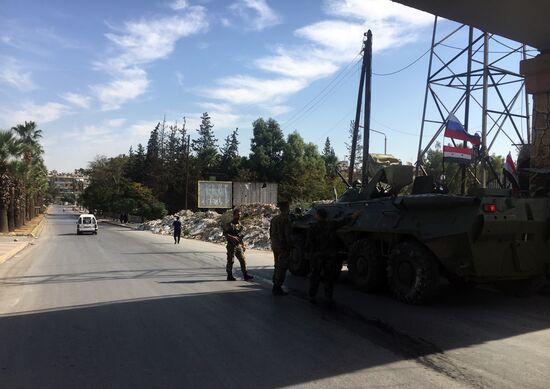 Humanitarian corridor in north Aleppo