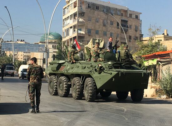 Humanitarian corridor in north Aleppo