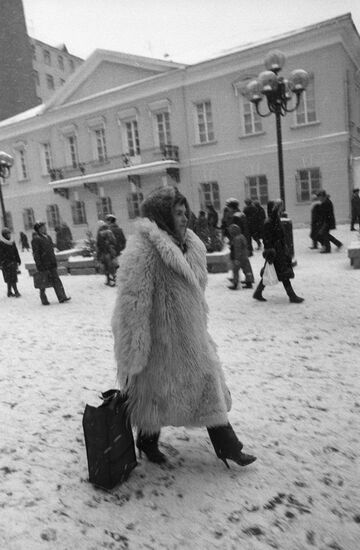 Old Arbat Street in Moscow