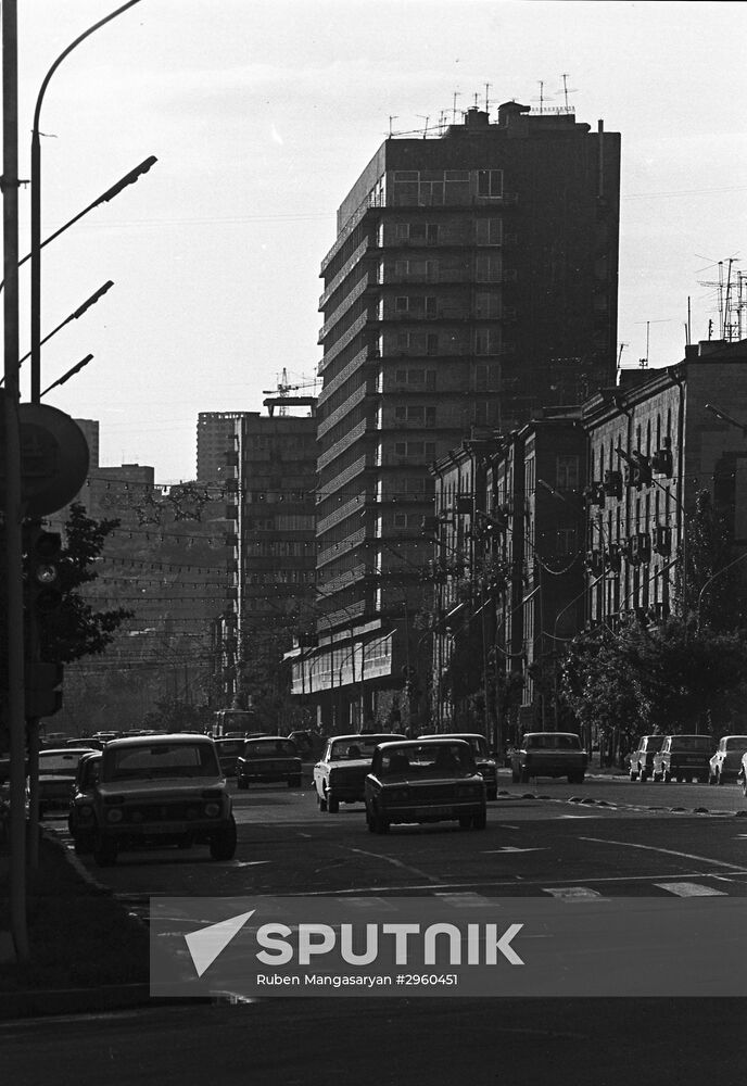 Sayat-Nova Avenue in Yerevan