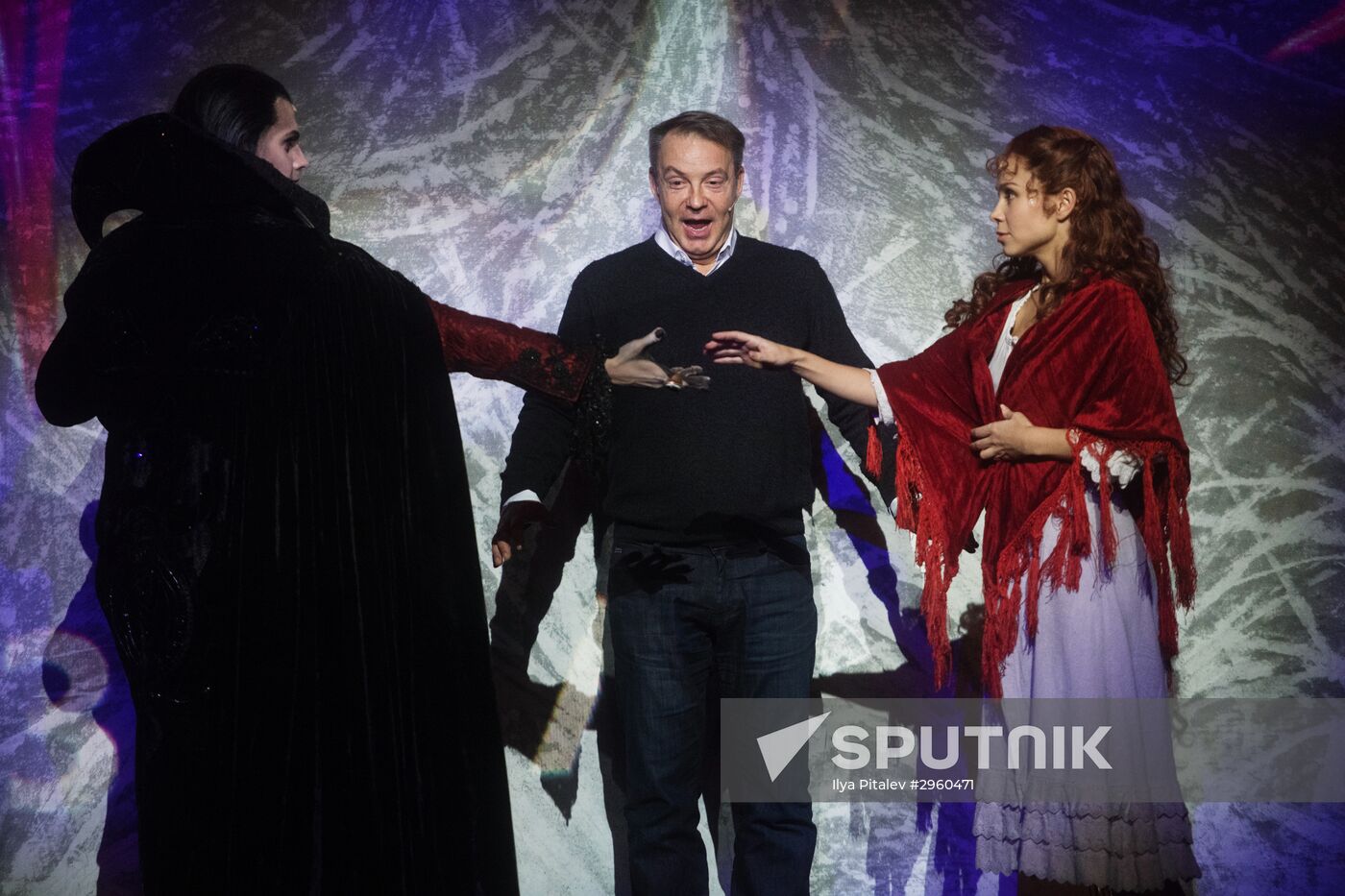 Dance of the Vampires musical rehearsal