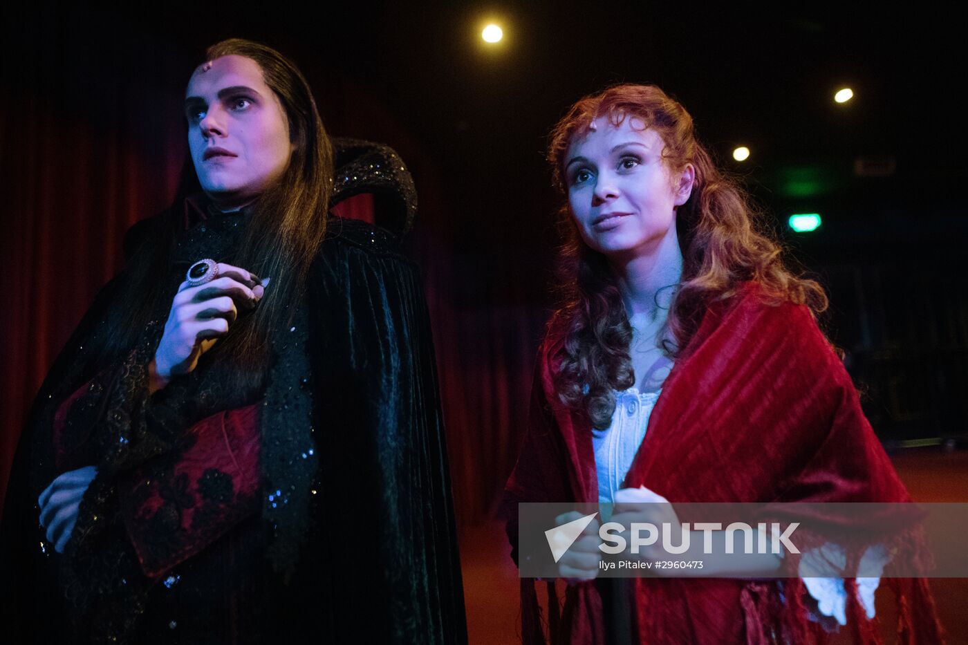 Dance of the Vampires musical rehearsal