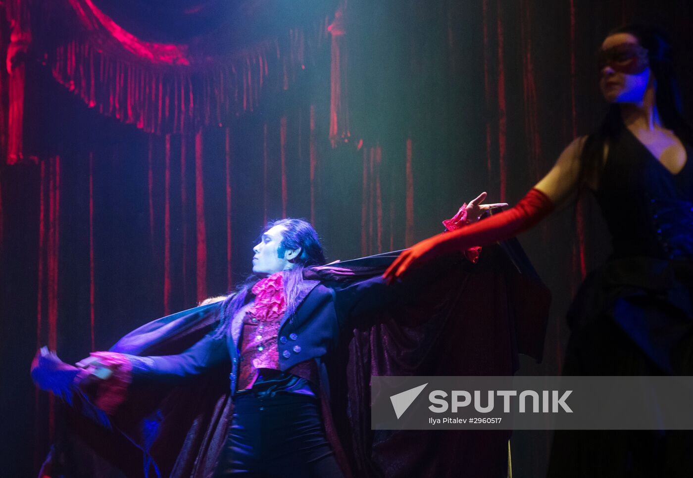 Dance of the Vampires musical rehearsal