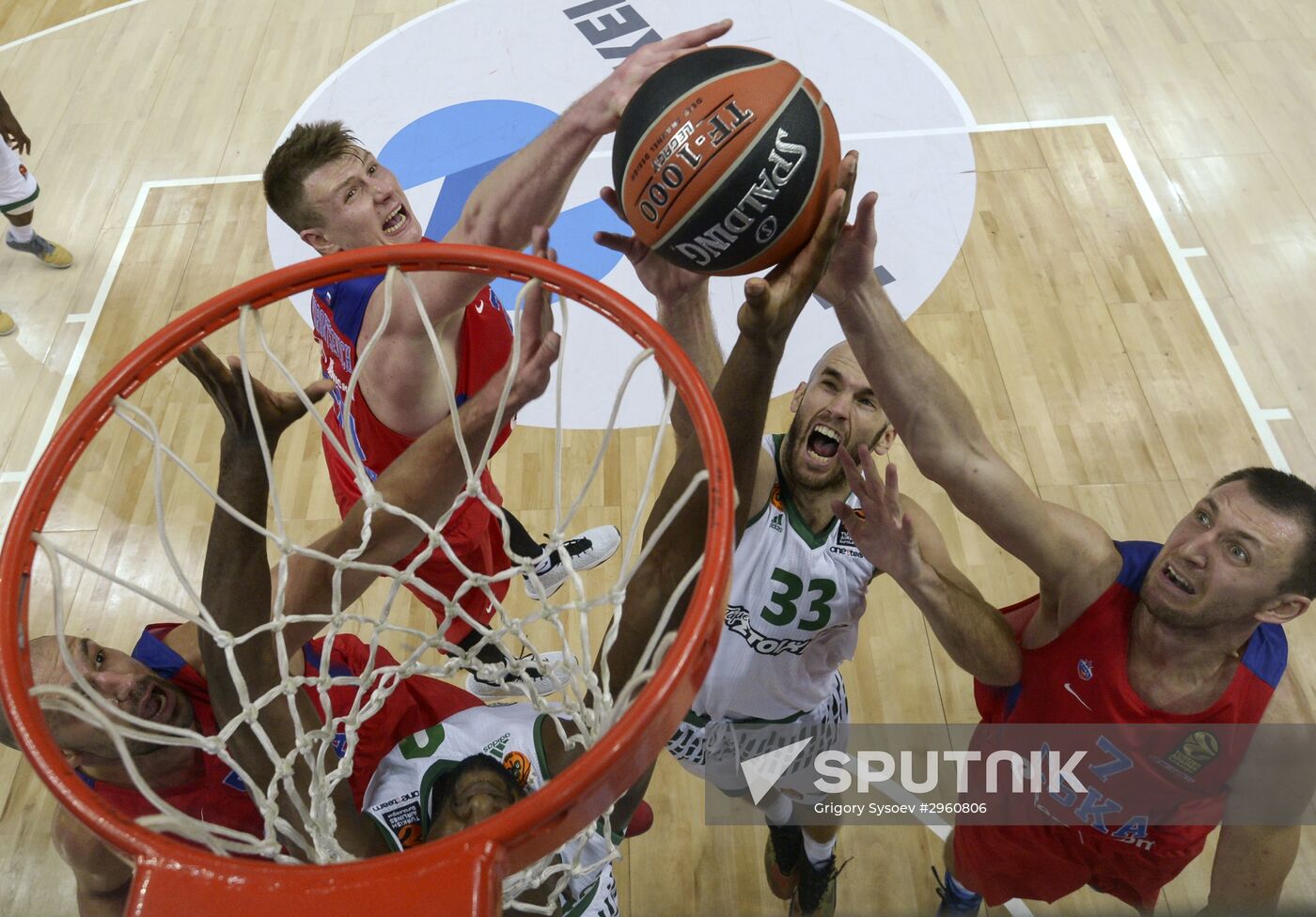 Basketball. Euroleague. CSKA vs Panathinaikos