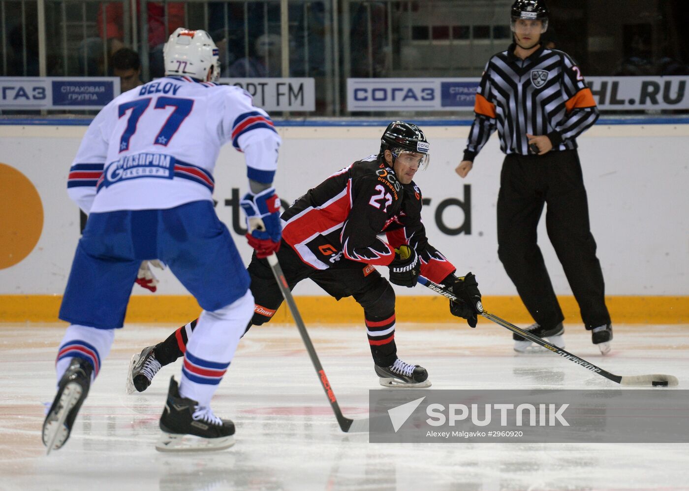 Kontinental Hockey League. Avangard vs. SKA