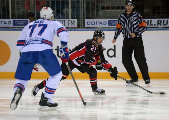 Kontinental Hockey League. Avangard vs. SKA