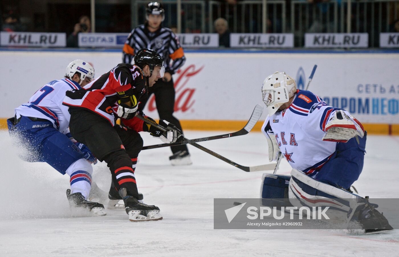Kontinental Hockey League. Avangard vs. SKA
