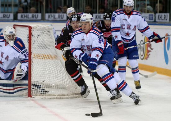 Kontinental Hockey League. Avangard vs. SKA