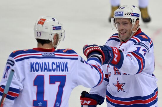 Kontinental Hockey League. Avangard vs. SKA