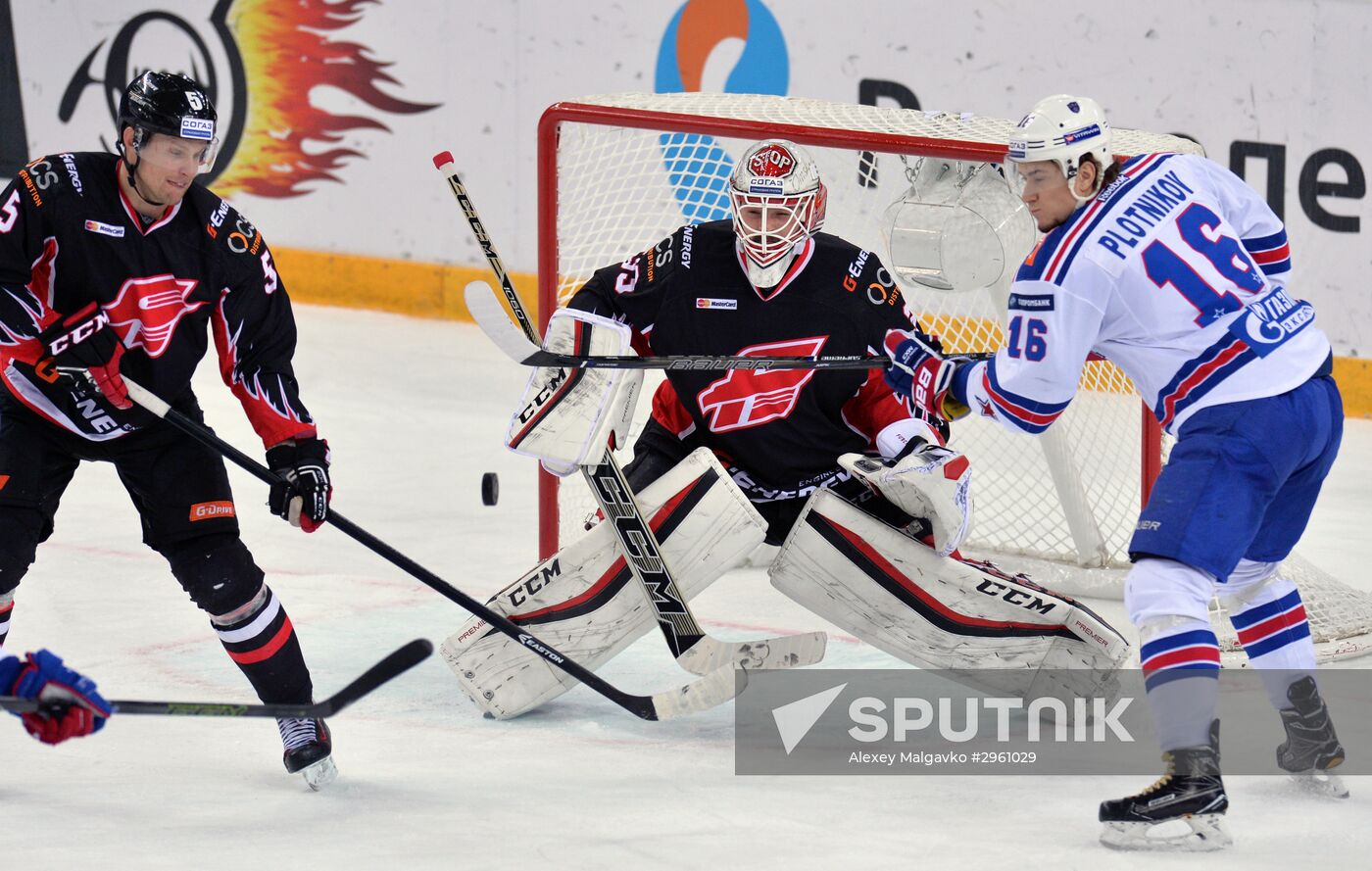 Kontinental Hockey League. Avangard vs. SKA
