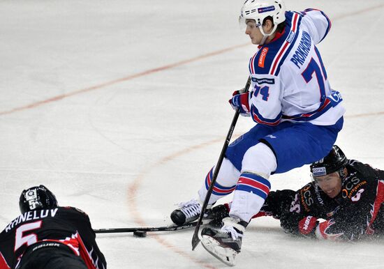 Kontinental Hockey League. Avangard vs. SKA