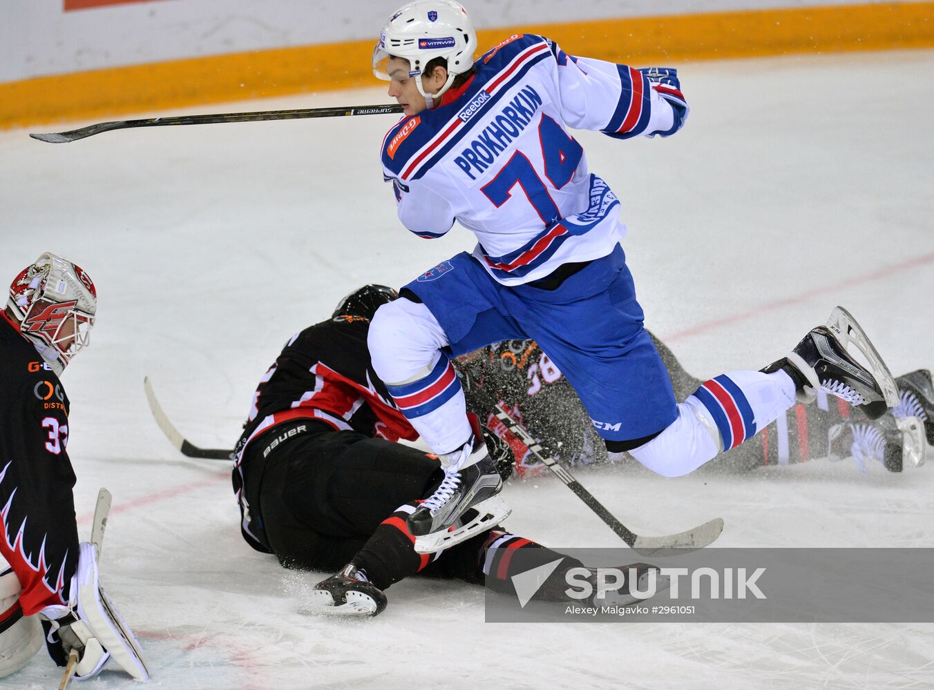 Kontinental Hockey League. Avangard vs. SKA