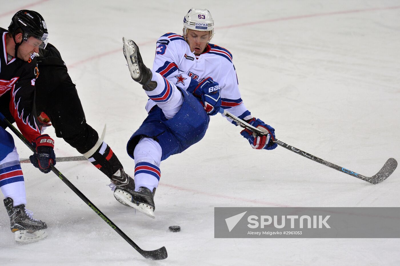 Kontinental Hockey League. Avangard vs. SKA