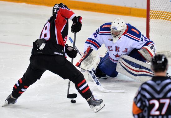 Kontinental Hockey League. Avangard vs. SKA