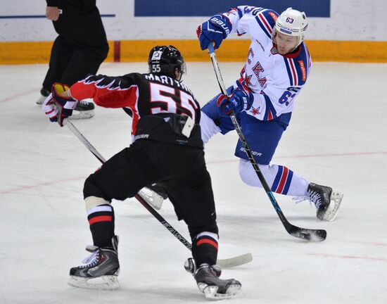Kontinental Hockey League. Avangard vs. SKA