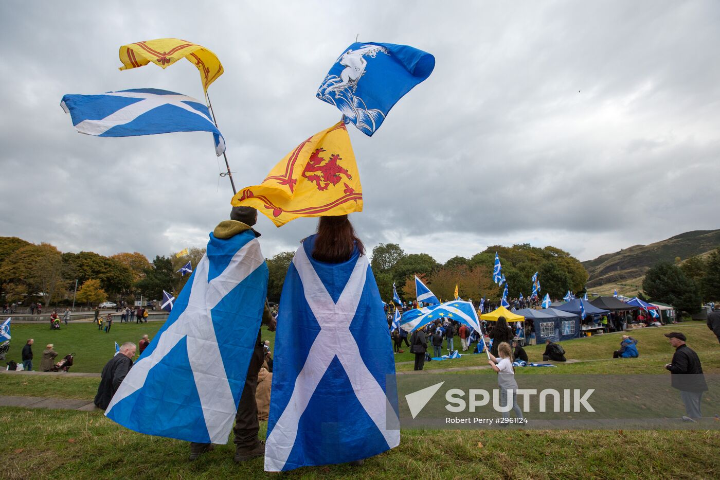 March and rally for Scotland's independence in Edinburgh