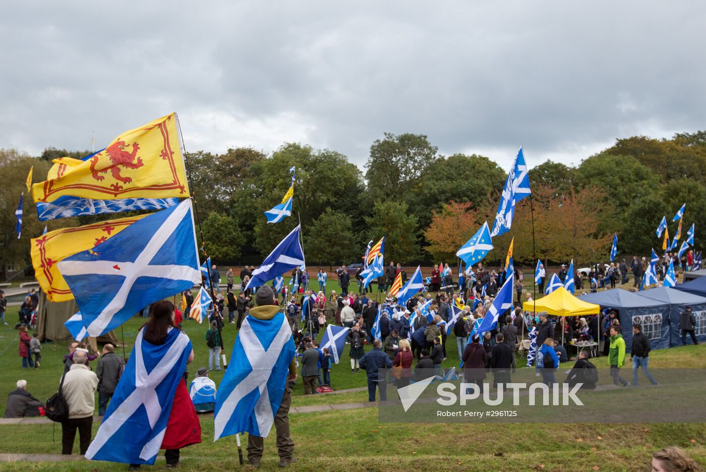 March and rally for Scotland's independence in Edinburgh