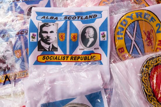 March and rally for Scotland's independence in Edinburgh