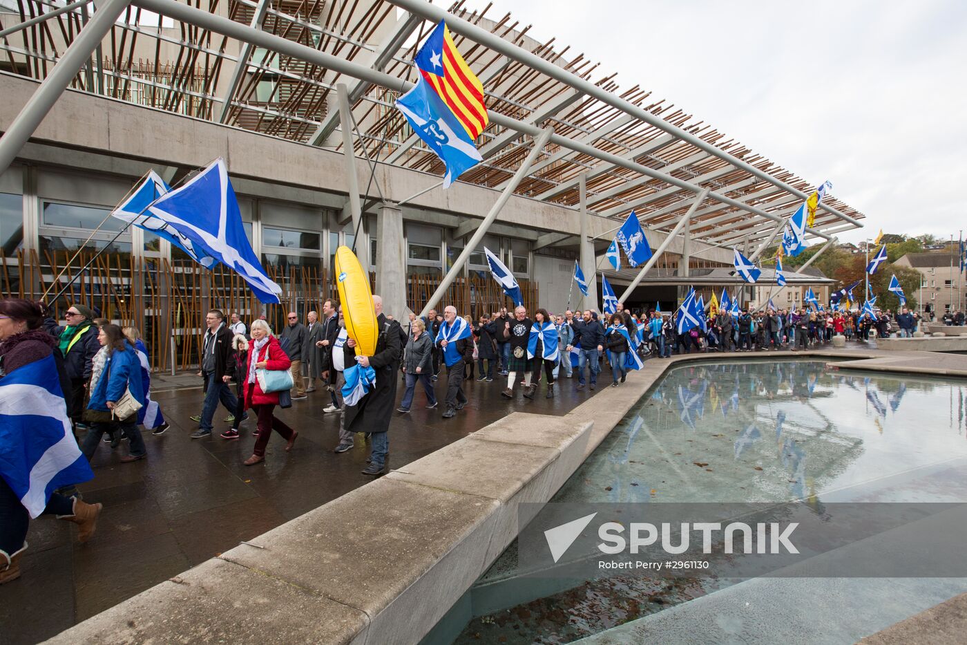 March and rally for Scotland's independence in Edinburgh