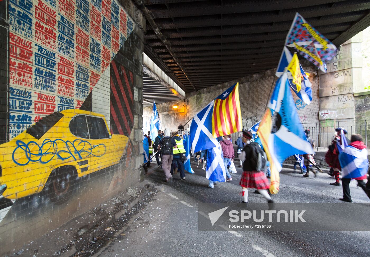 March and rally for Scotland's independence in Edinburgh