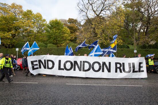 March and rally for Scotland's independence in Edinburgh