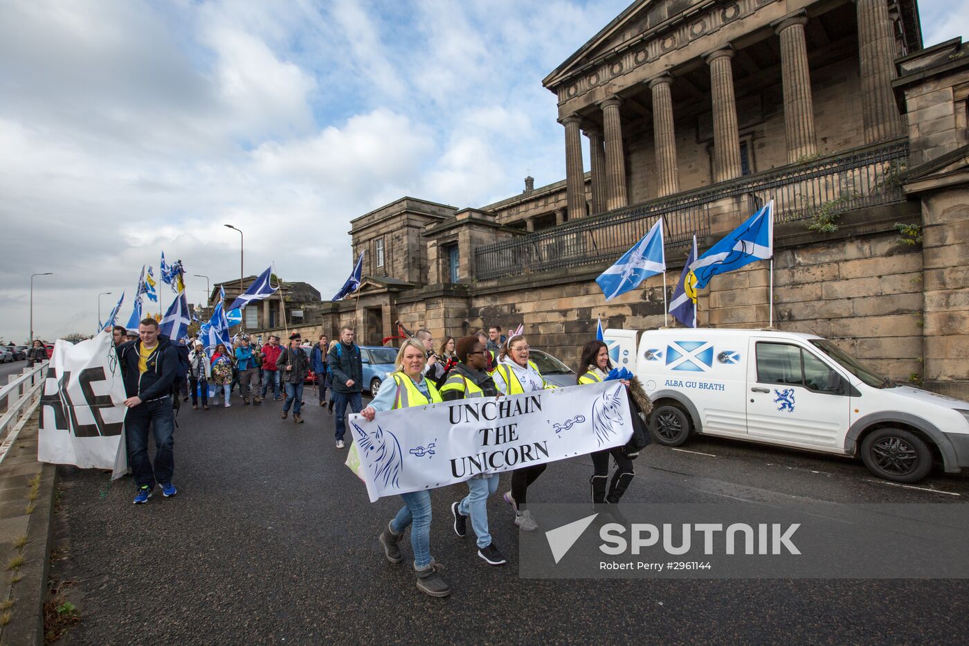 March and rally for Scotland's independence in Edinburgh