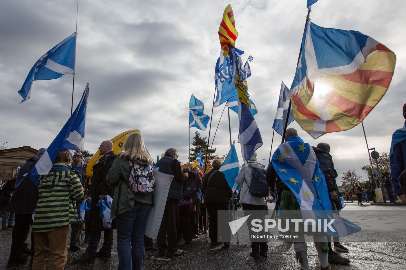 March and rally for Scotland's independence in Edinburgh