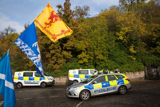 March and rally for Scotland's independence in Edinburgh