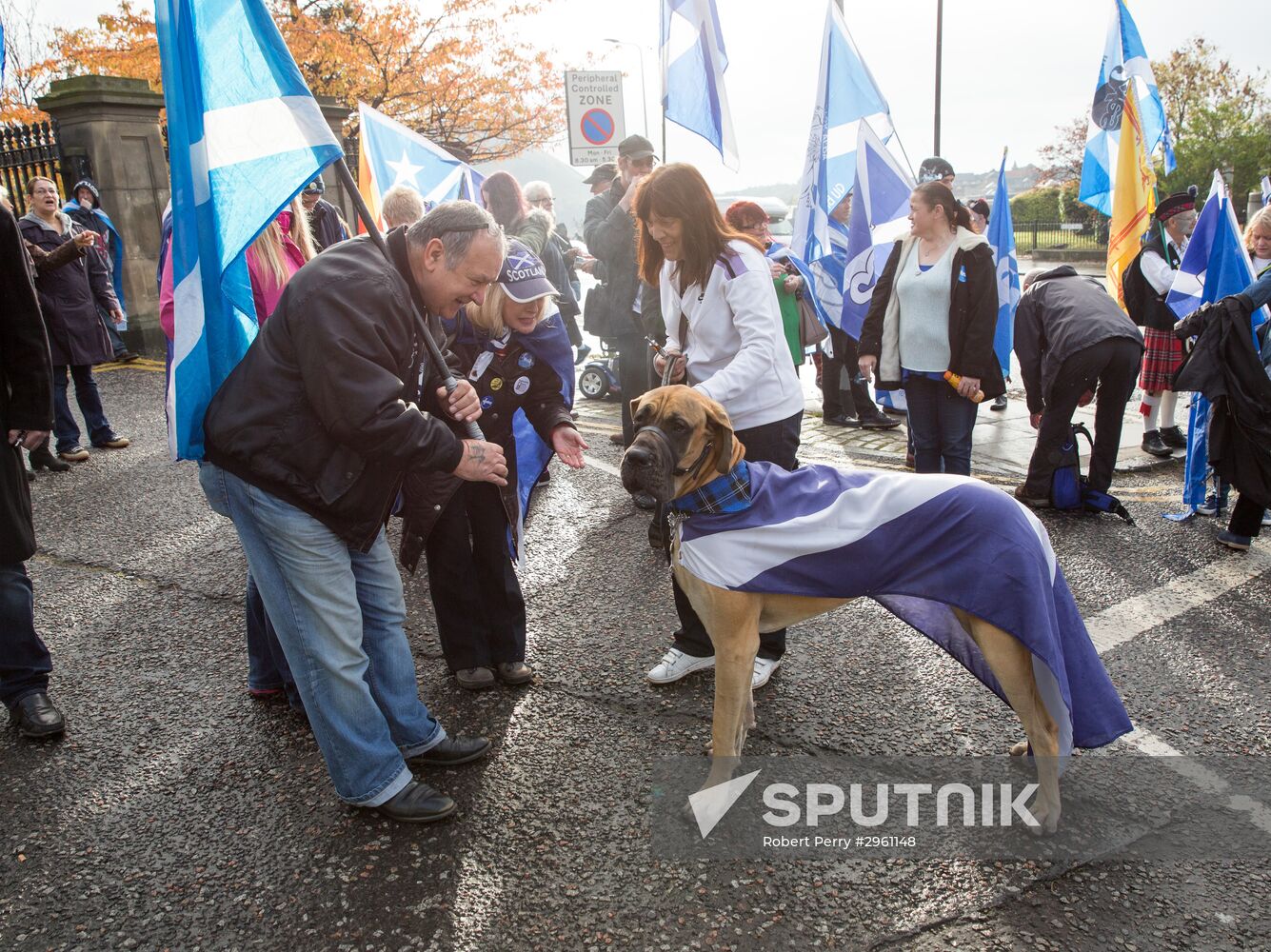 March and rally for Scotland's independence in Edinburgh