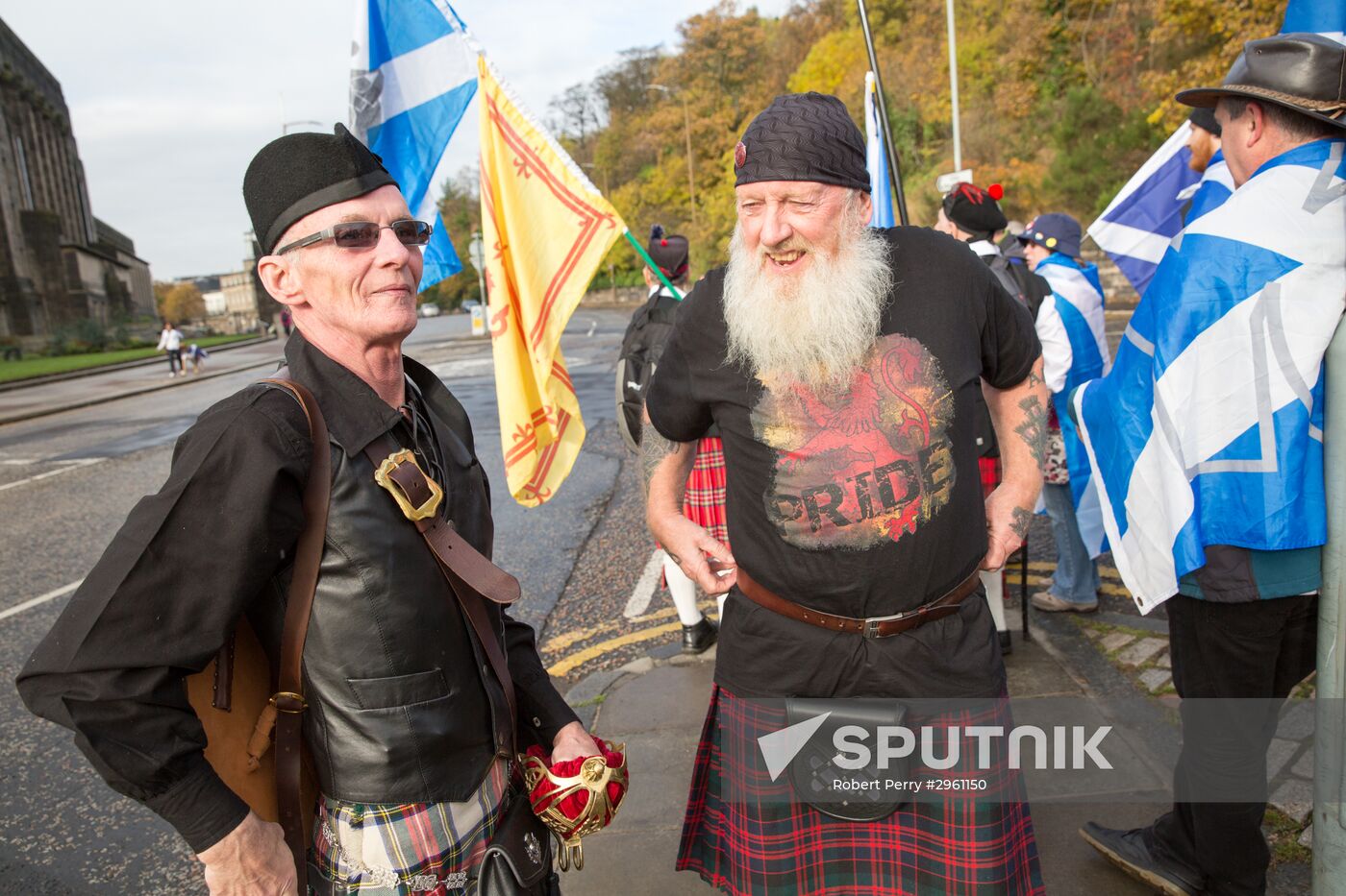 March and rally for Scotland's independence in Edinburgh