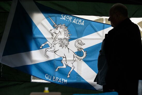 March and rally for Scotland's independence in Edinburgh