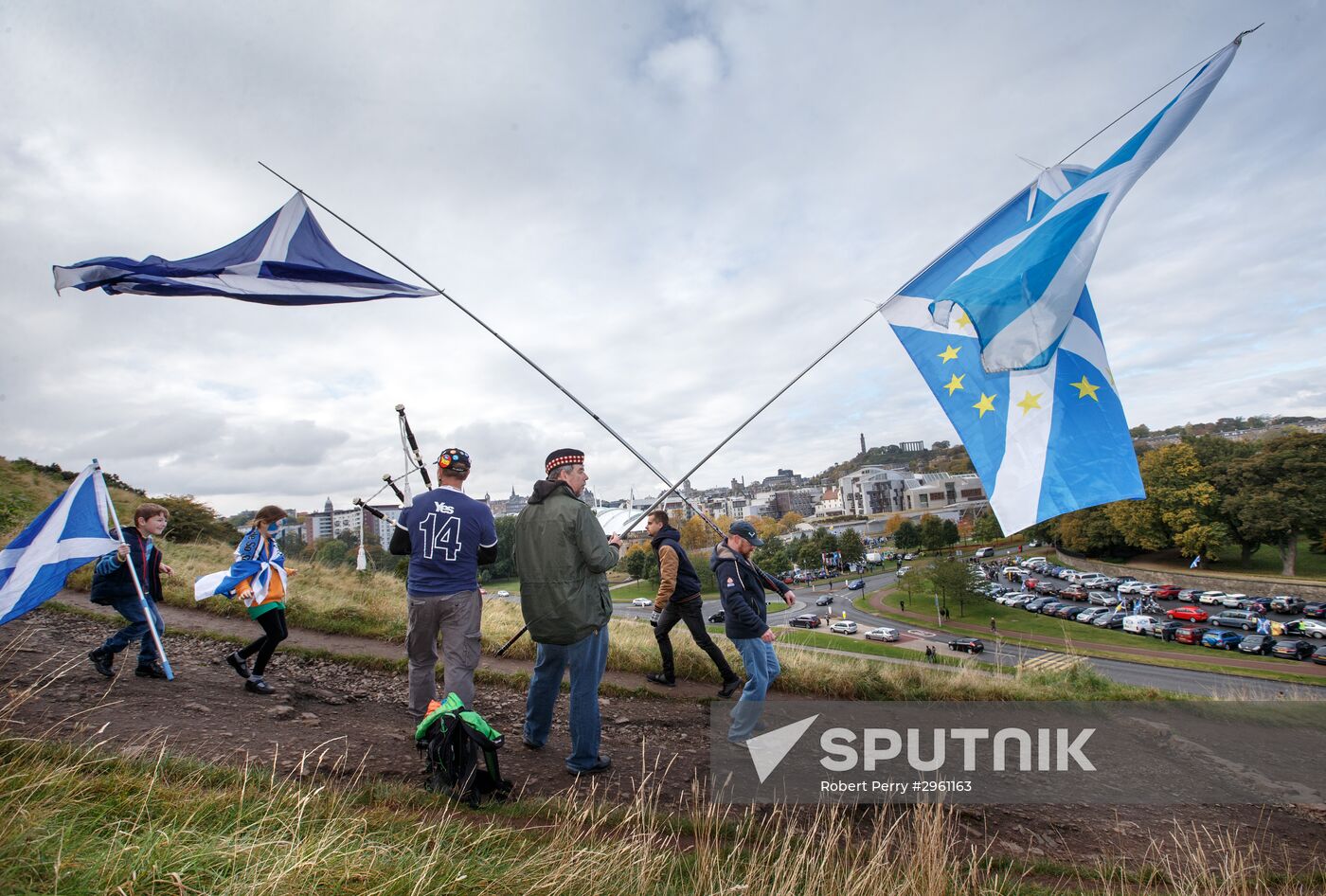 March and rally for Scotland's independence in Edinburgh