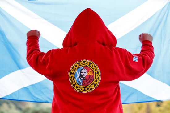 March and rally for Scotland's independence in Edinburgh