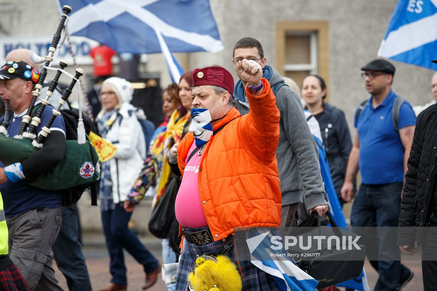 March and rally for Scotland's independence in Edinburgh