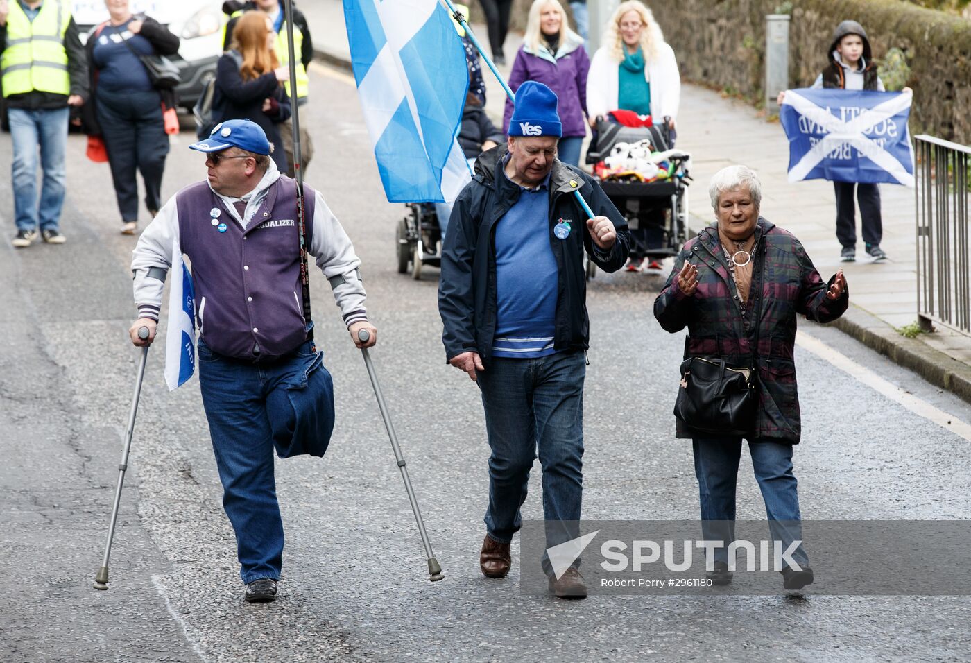 March and rally for Scotland's independence in Edinburgh