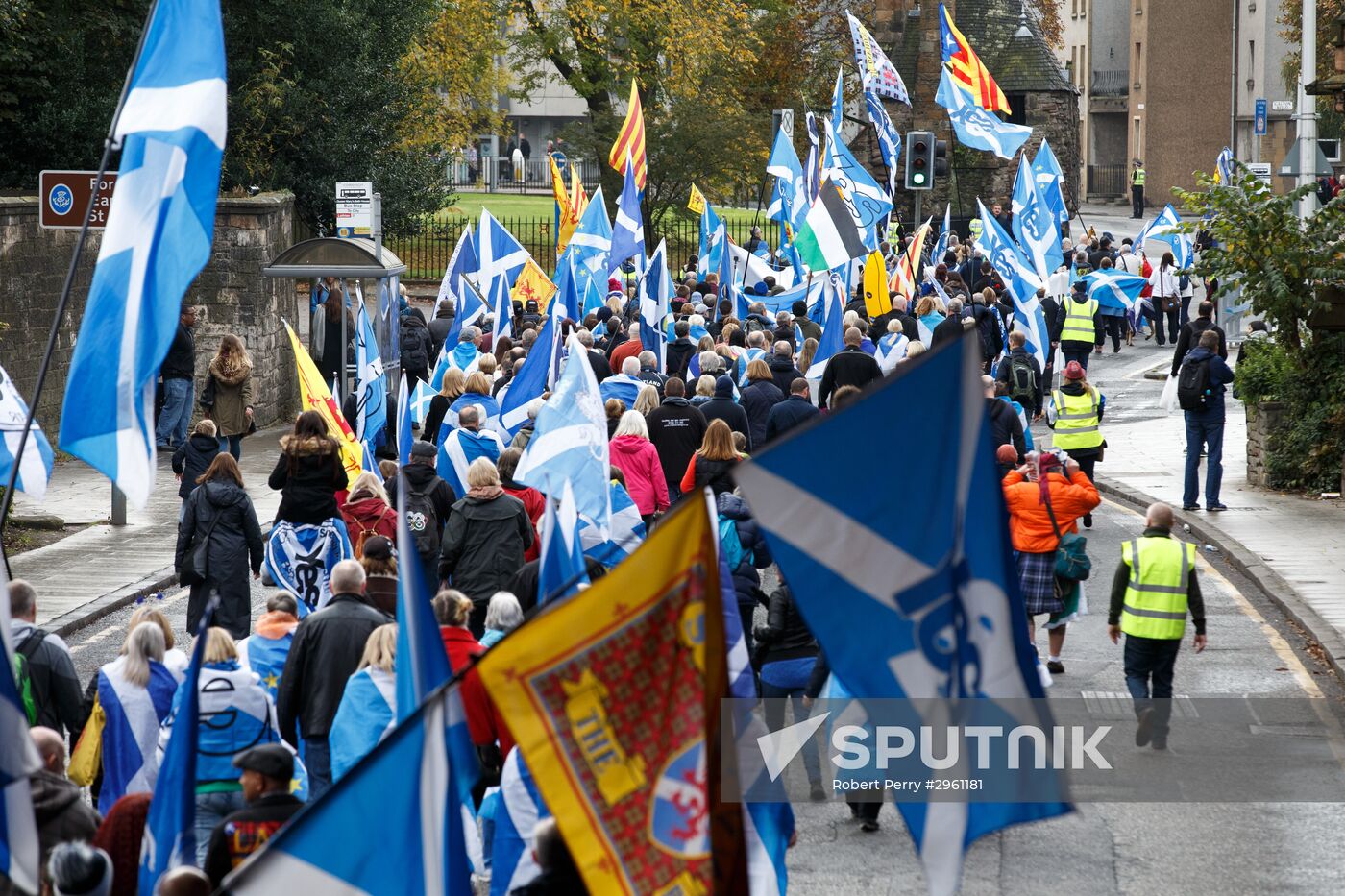 March and rally for Scotland's independence in Edinburgh