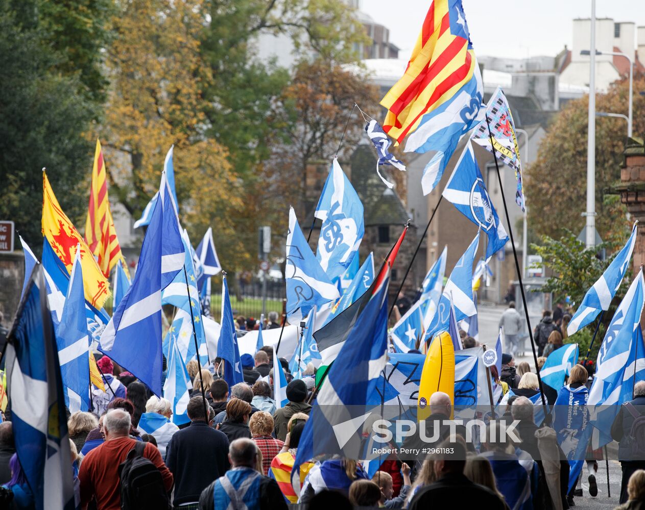 March and rally for Scotland's independence in Edinburgh