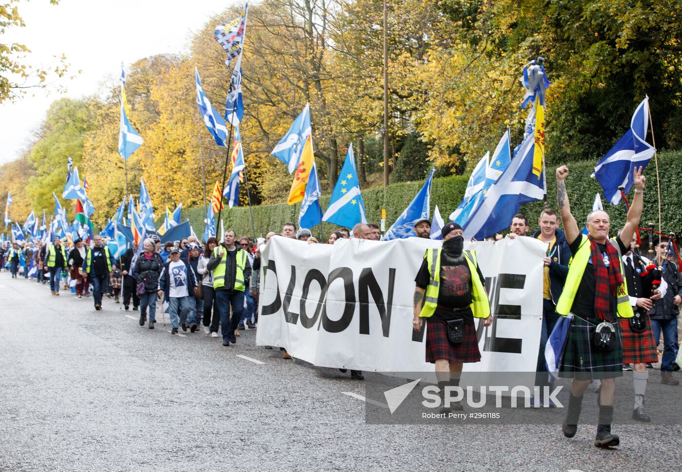 March and rally for Scotland's independence in Edinburgh