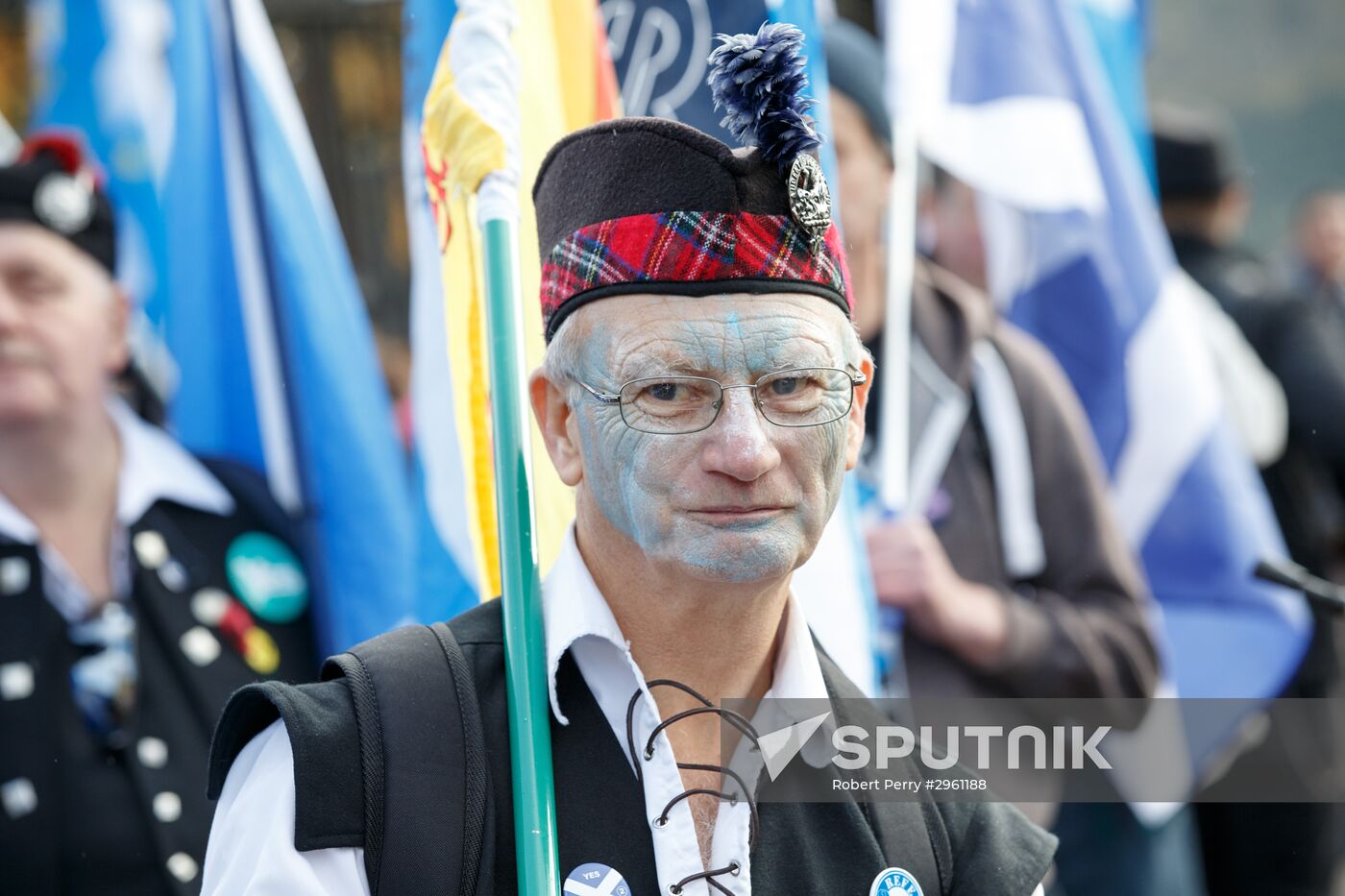 March and rally for Scotland's independence in Edinburgh