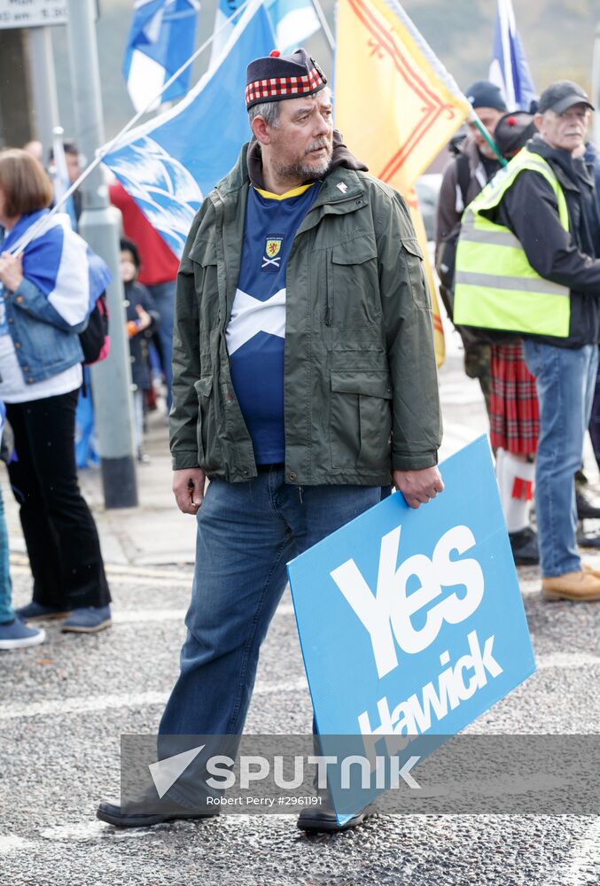 March and rally for Scotland's independence in Edinburgh