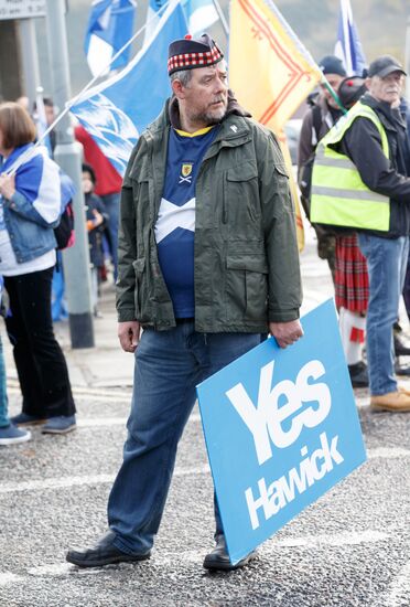 March and rally for Scotland's independence in Edinburgh