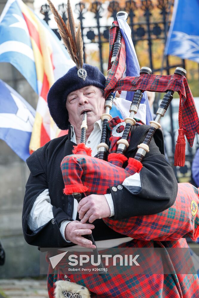 March and rally for Scotland's independence in Edinburgh