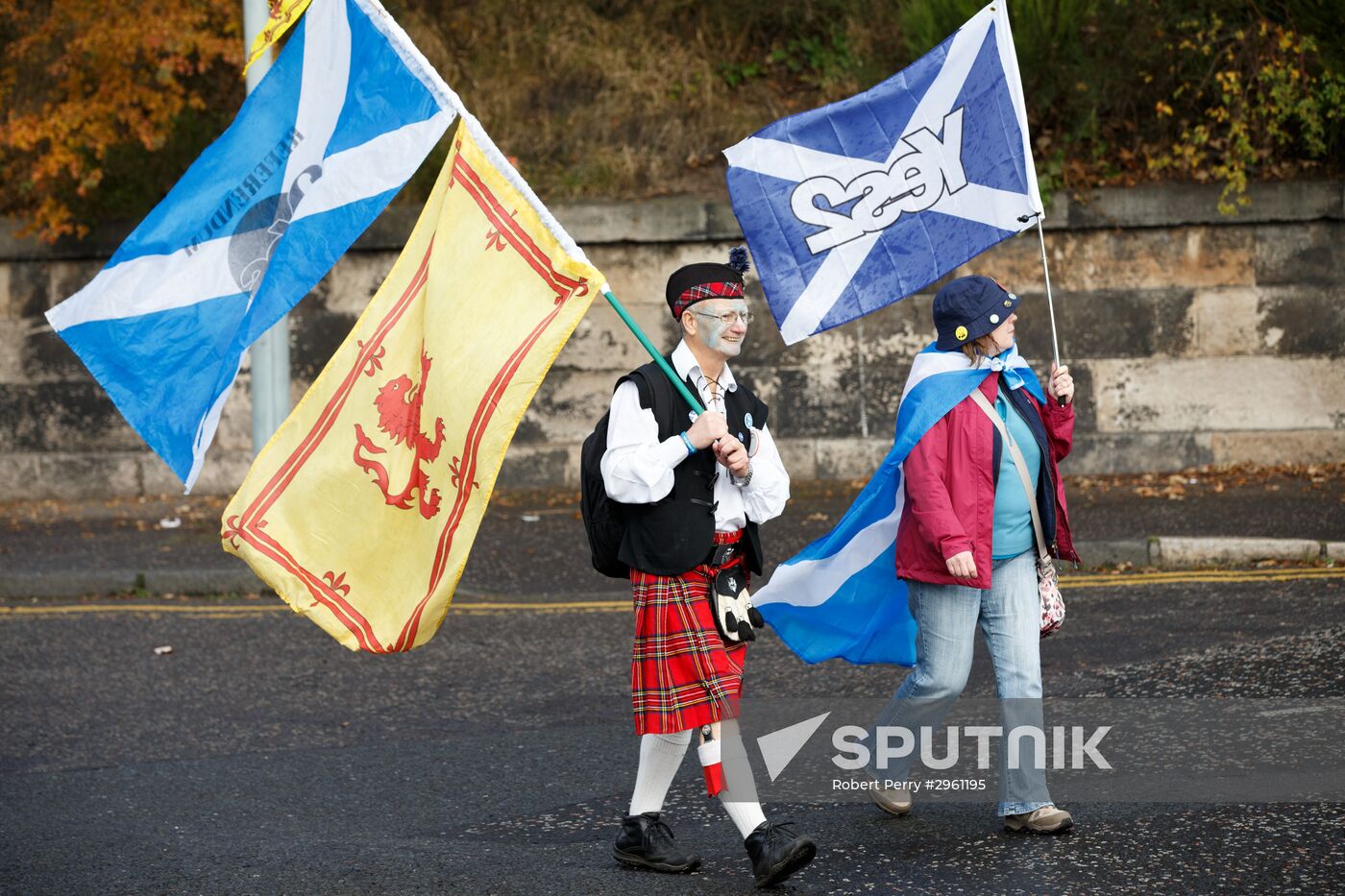 March and rally for Scotland's independence in Edinburgh