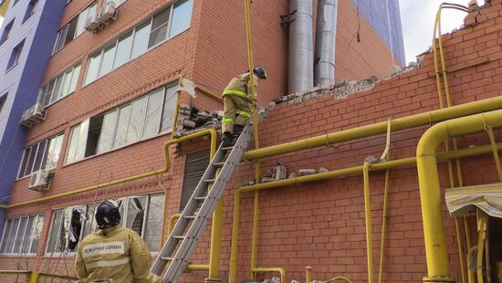 Gas explosion in residential house in Ryazan