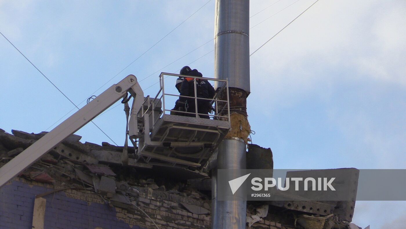 Gas explosion in residential house in Ryazan