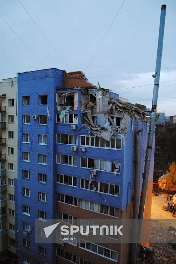 Household gas explodes in residential building in Ryazan