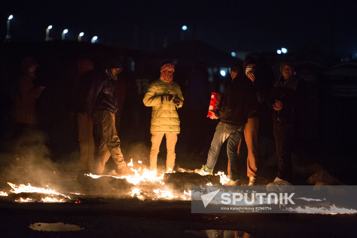 Update on refugee camp in Calais, France