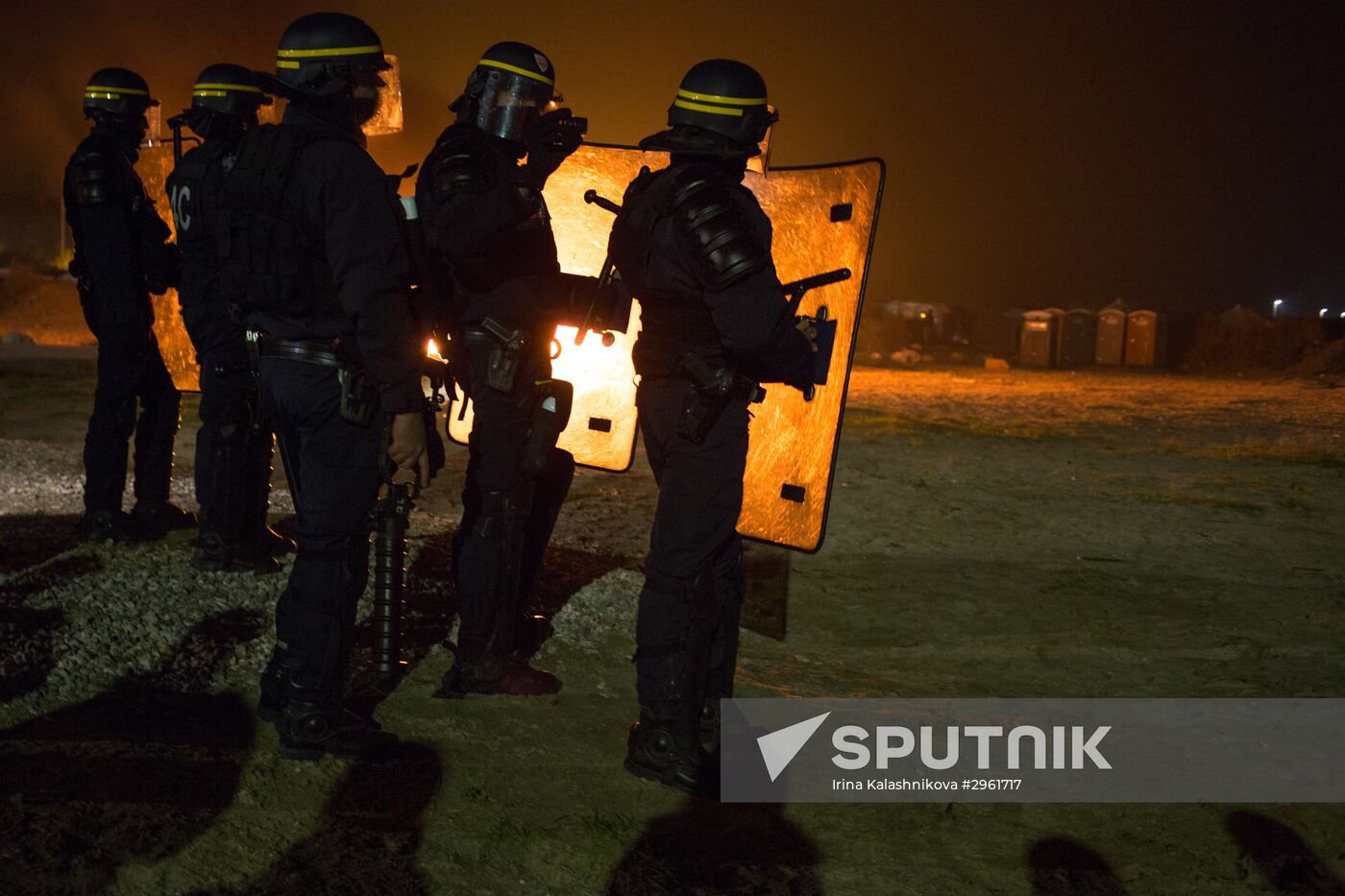 Update on refugee camp in Calais, France